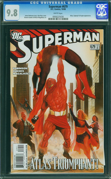 SUPERMAN #679, CGC 9.8 NM/MT -- HIGHEST GRADED