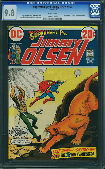 SUPERMAN'S PAL JIMMY OLSEN #156, CGC 9.8 NM/MT -- HIGHEST GRADED