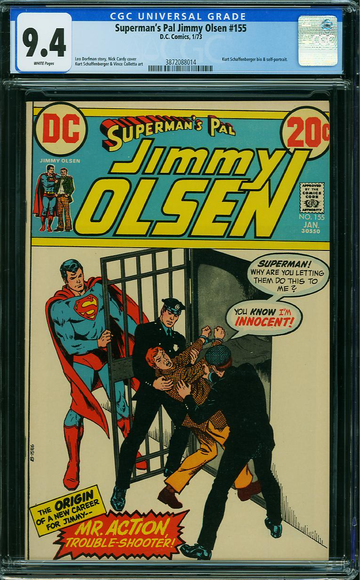 SUPERMAN'S PAL JIMMY OLSEN #155, CGC 9.4 NM