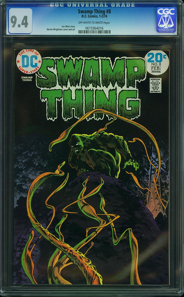 SWAMP THING #8, CGC 9.4 NM