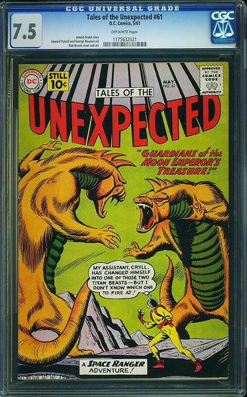 TALES OF THE UNEXPECTED #61, CGC 7.5 VF-