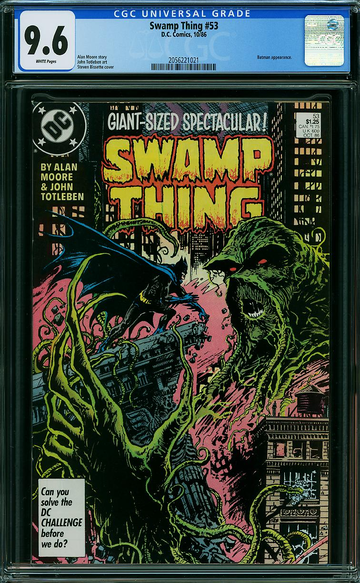 SWAMP THING v1982 #53, CGC 9.6 NM+