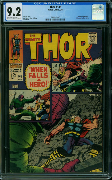 THOR #149, CGC 9.2 NM-