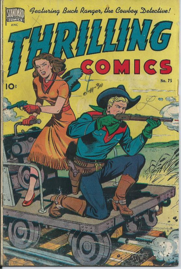 THRILLING COMICS #75, 3.0 GVG