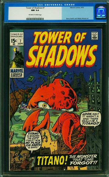TOWER OF SHADOWS #7, CGC 9.4 NM