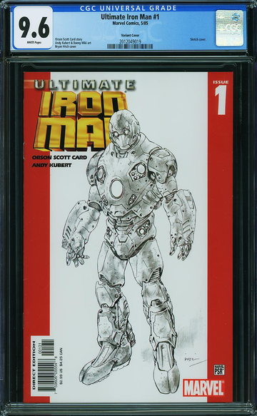 ULTIMATE IRON MAN #1, CGC 9.6 NM+