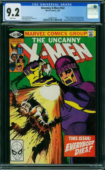 X-MEN #142, CGC 9.2 NM-