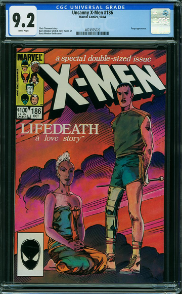 X-MEN #186, CGC 9.2 NM-