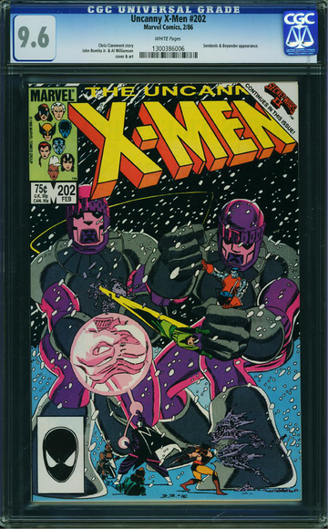 X-MEN #202, CGC 9.6 NM+