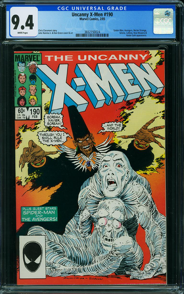 X-MEN #190, CGC 9.4 NM