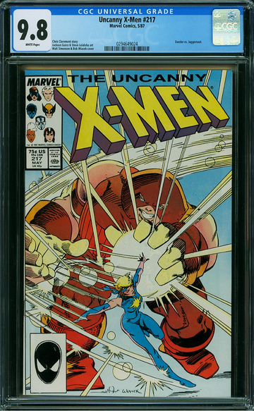 X-MEN #217, CGC 9.8 NM/MT