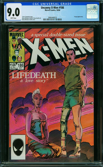 X-MEN #186, CGC 9.0 VFNM