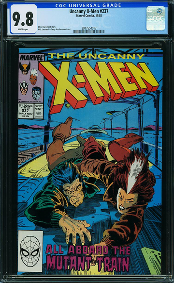 X-MEN #237, CGC 9.8 NM/MT -- HIGHEST GRADED  