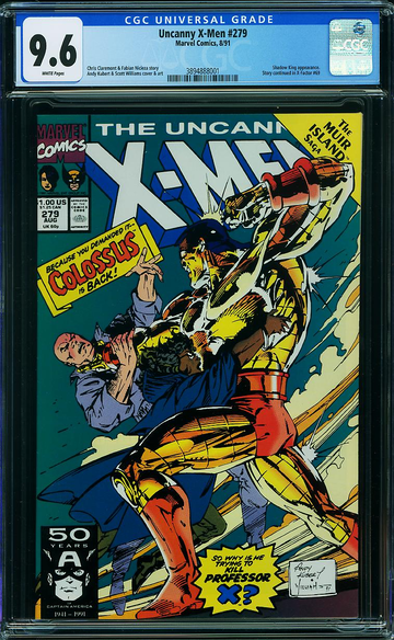 X-MEN #279, CGC 9.6 NM+