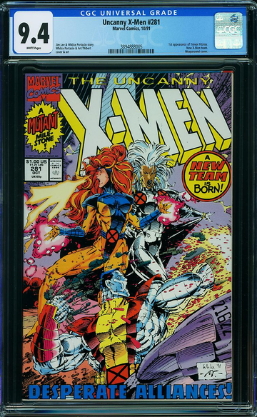 X-MEN #281, CGC 9.4 NM