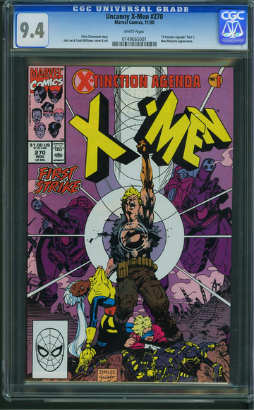 X-MEN #270, CGC 9.4 NM
