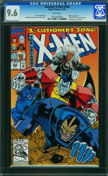 X-MEN #295, CGC 9.6 NM+