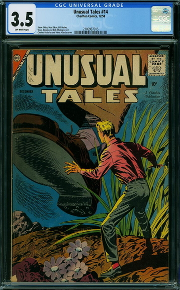 UNUSUAL TALES #14, CGC 3.5 VG-