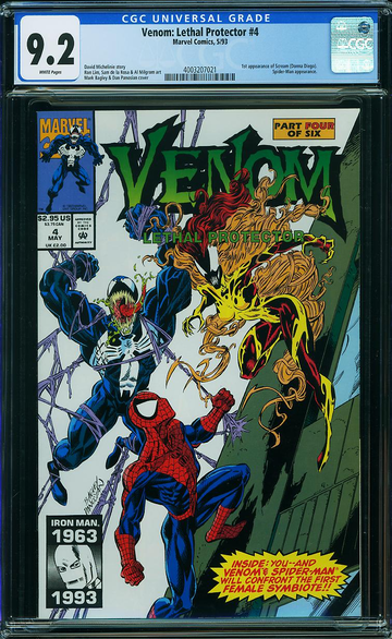 VENOM: LETHAL PROTECTOR #4, CGC 9.2 NM-
