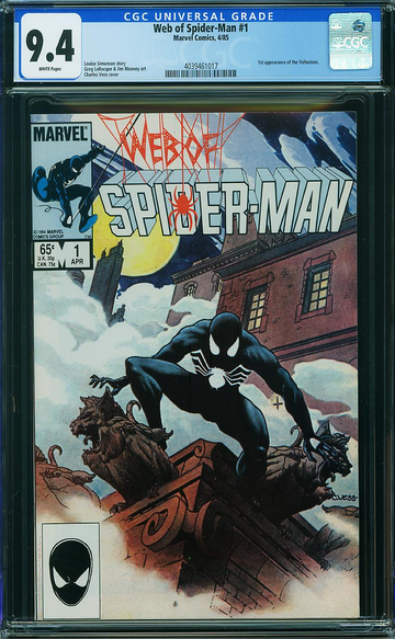WEB OF SPIDER-MAN #1, CGC 9.4 NM