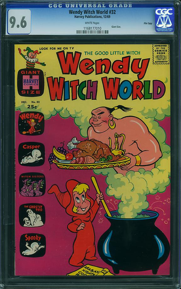 WENDY WITCH WORLD #32, CGC 9.6 NM+ -- HIGHEST GRADED