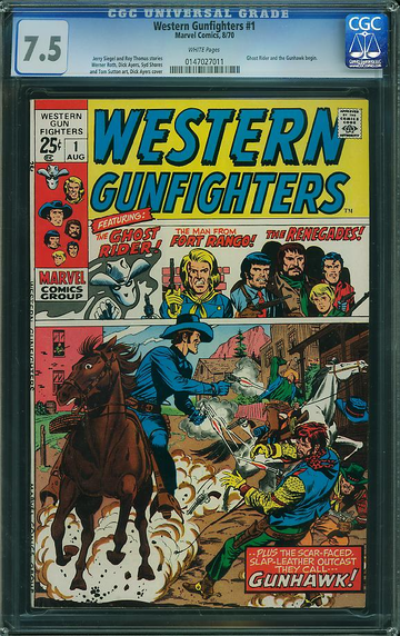 WESTERN GUNFIGHTERS #1, CGC 7.5 VF-