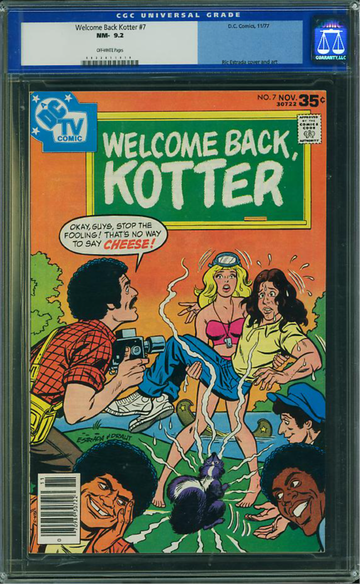 WELCOME BACK, KOTTER #7, CGC 9.2 NM-