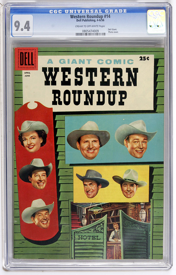 WESTERN ROUNDUP #14, CGC 9.4 NM