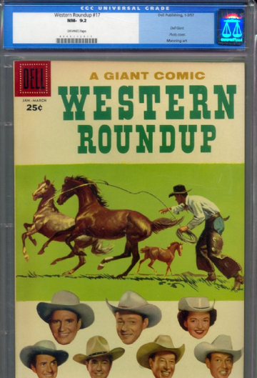 WESTERN ROUNDUP #17, CGC 9.2 NM-