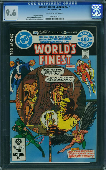 WORLD'S FINEST COMICS #277, CGC 9.6 NM+