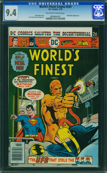 WORLD'S FINEST COMICS #239, CGC 9.4 NM