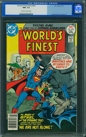 WORLD'S FINEST COMICS #243, CGC 9.6 NM+