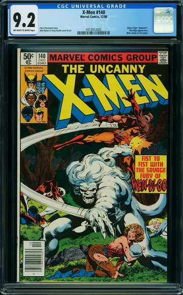 X-MEN #140, CGC 9.2 NM-