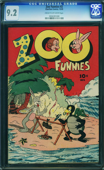 ZOO FUNNIES #2, CGC 9.2 NM-