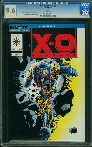 X-O MANOWAR #7, CGC 9.6 NM+