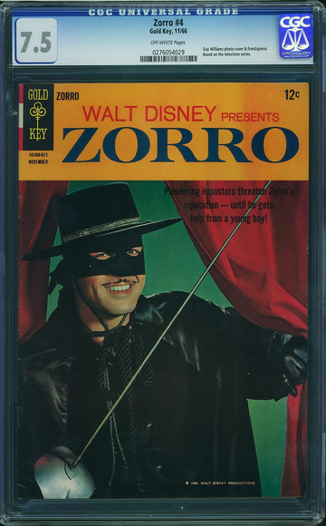 ZORRO #4, CGC 7.5 VF-
