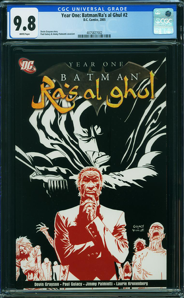 YEAR ONE: BATMAN/RA'S AL GHUL #2, CGC 9.8 NM/MT -- HIGHEST GRADED