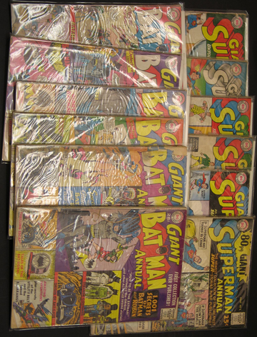 BATMAN AND SUPERMAN ANNUALS LOT - 12 comics