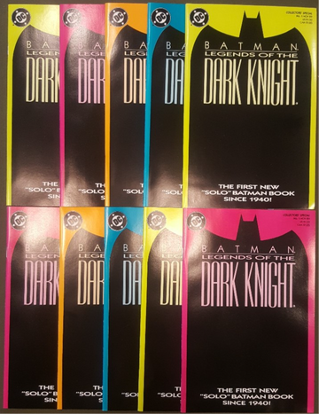 BATMAN LEGENDS OF THE DARK KNIGHT #1 LOT (1989) 10 copies