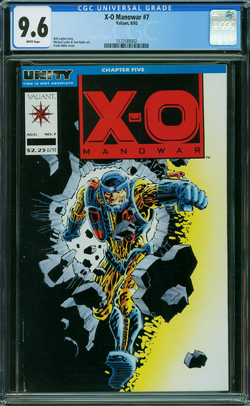X-O MANOWAR #7, CGC 9.6 NM+