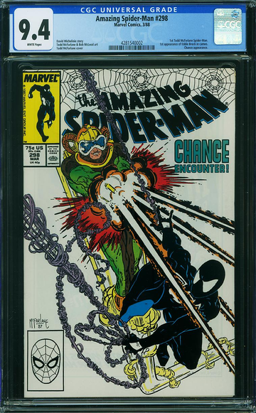 AMAZING SPIDER-MAN #298, CGC 9.4 NM