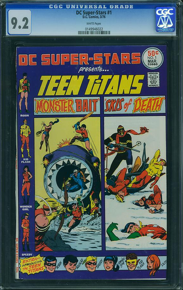 DC SUPER-STARS #1, CGC 9.2 NM-