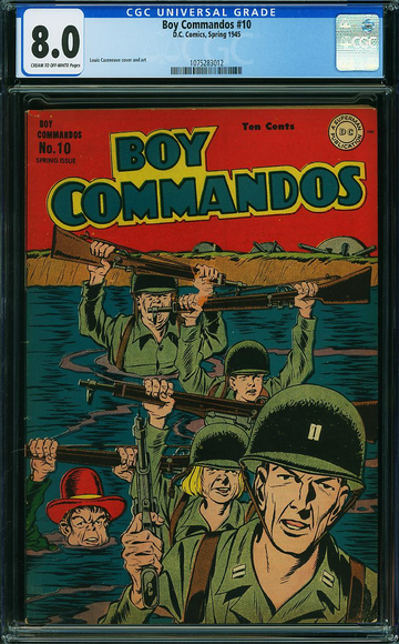 BOY COMMANDOS #10, CGC 8.0 VF