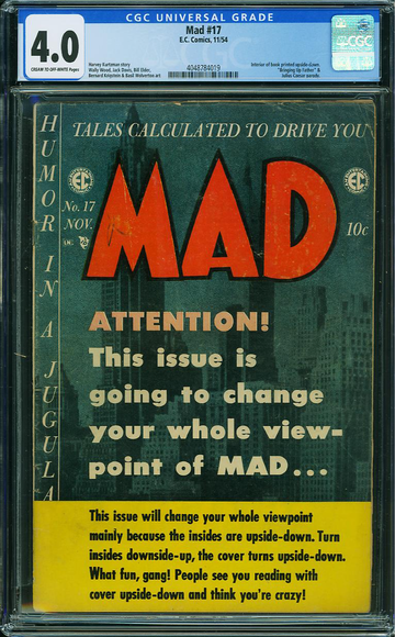MAD #17, CGC 4.0 VG