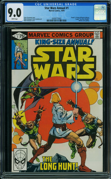 STAR WARS ANNUAL #1, CGC 9.0 VFNM