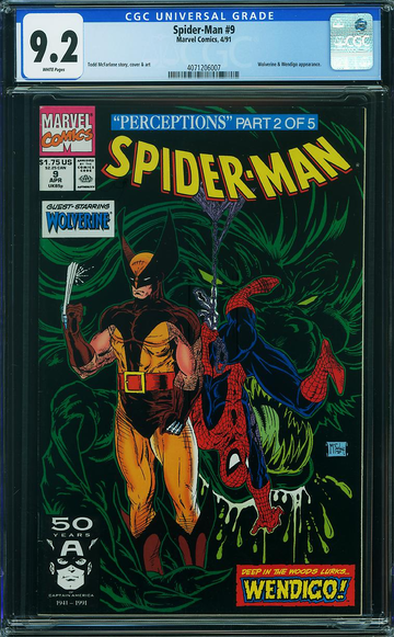 SPIDER-MAN #9, CGC 9.2 NM-