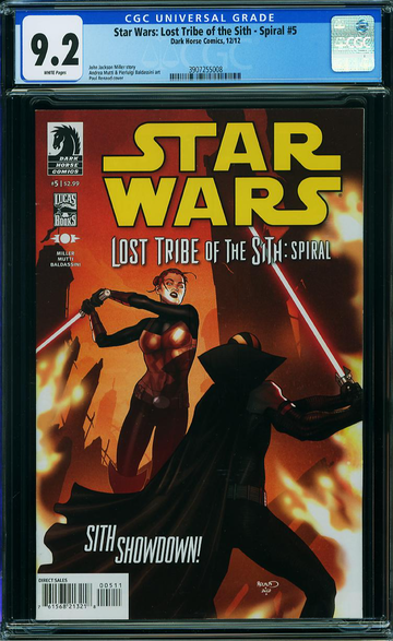 STAR WARS: LOST TRIBE OF THE SITH - SPIRAL #5, CGC 9.2 NM-