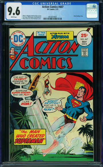 ACTION COMICS #447, CGC 9.6 NM+