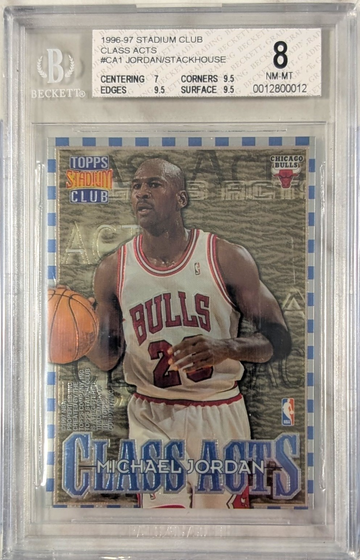 1996-97 Michael Jordan Stadium Club Class Acts BGS 8