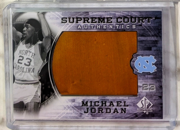 2010 Michael Jordan SP Authentic Supreme Court Game Floor